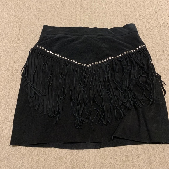 Maje suede skirt - Picture 2 of 2